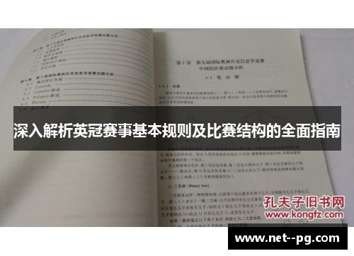 深入解析英冠赛事基本规则及比赛结构的全面指南